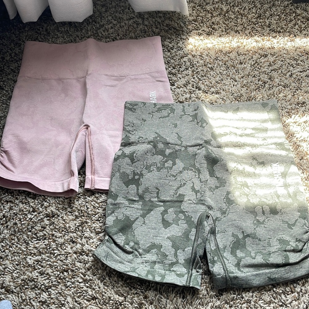 Gymshark seamless camo shorts